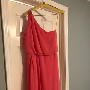 Adrianna Papell one shoulder dress size M